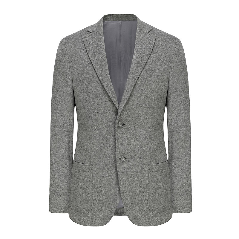 Winter Wool Two-Button Men's Suit Jacket